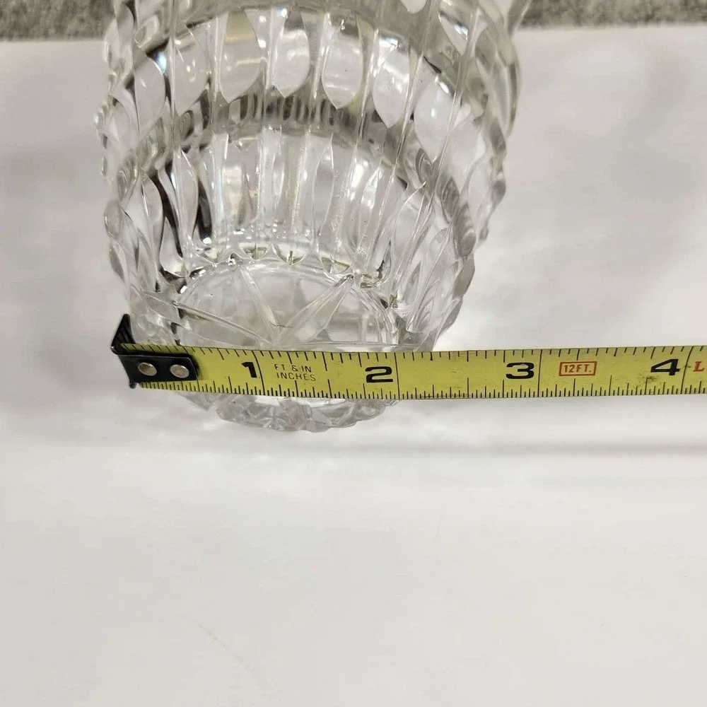 Genuine Lead Crystal Pitcher‎ Clear Handcut 24% PbO West Germany Vintage